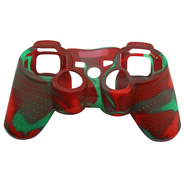 Silicone Case Skin Red / Green - PS3 Controller