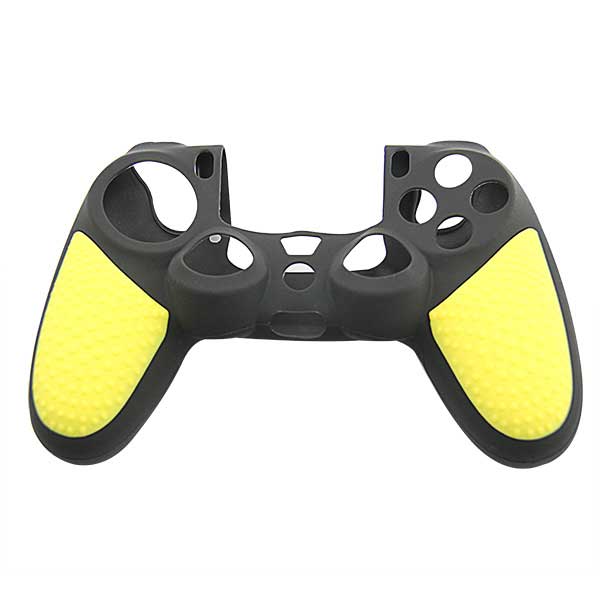 Silicone Case Skin Yellow & Black - PS4 Controller